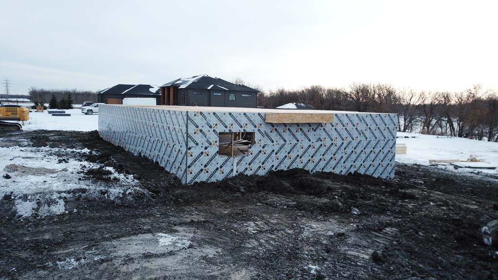 Continuous GPS insulation creates a thermal break and eliminates the energy loss from thermal breaks in the wall assembly.